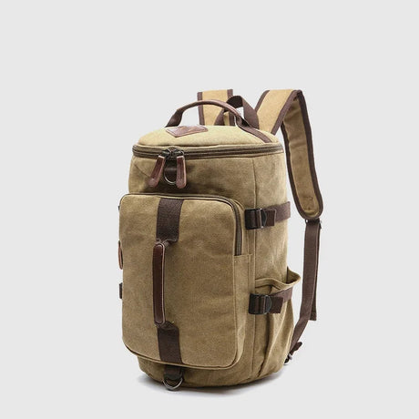 Woodsman Canvas Duffle Bags Travel Weekender Large Capacity Outdoor Backpack Luggage