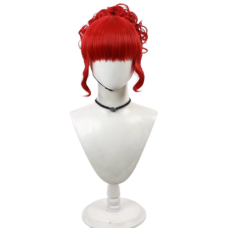 Lydia Red Wig Beetleguise Movie Cosplay Halloween Party Role Play Costume