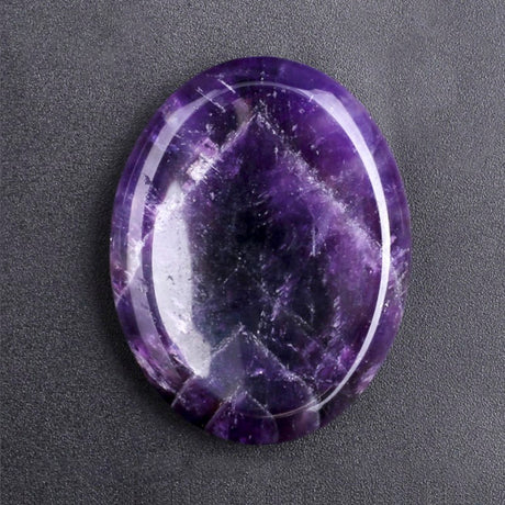Thumb Pad Worry Stones Crystal Healing Seven Chakra Stones