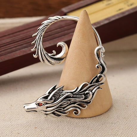 Warg Wolf Ear Cuff Pierced Earring