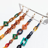 Resin Acrylic Glasses Chain Funky Sunglasses Accessories