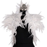 Feather Shoulder Epaulettes Festival Rave Wear