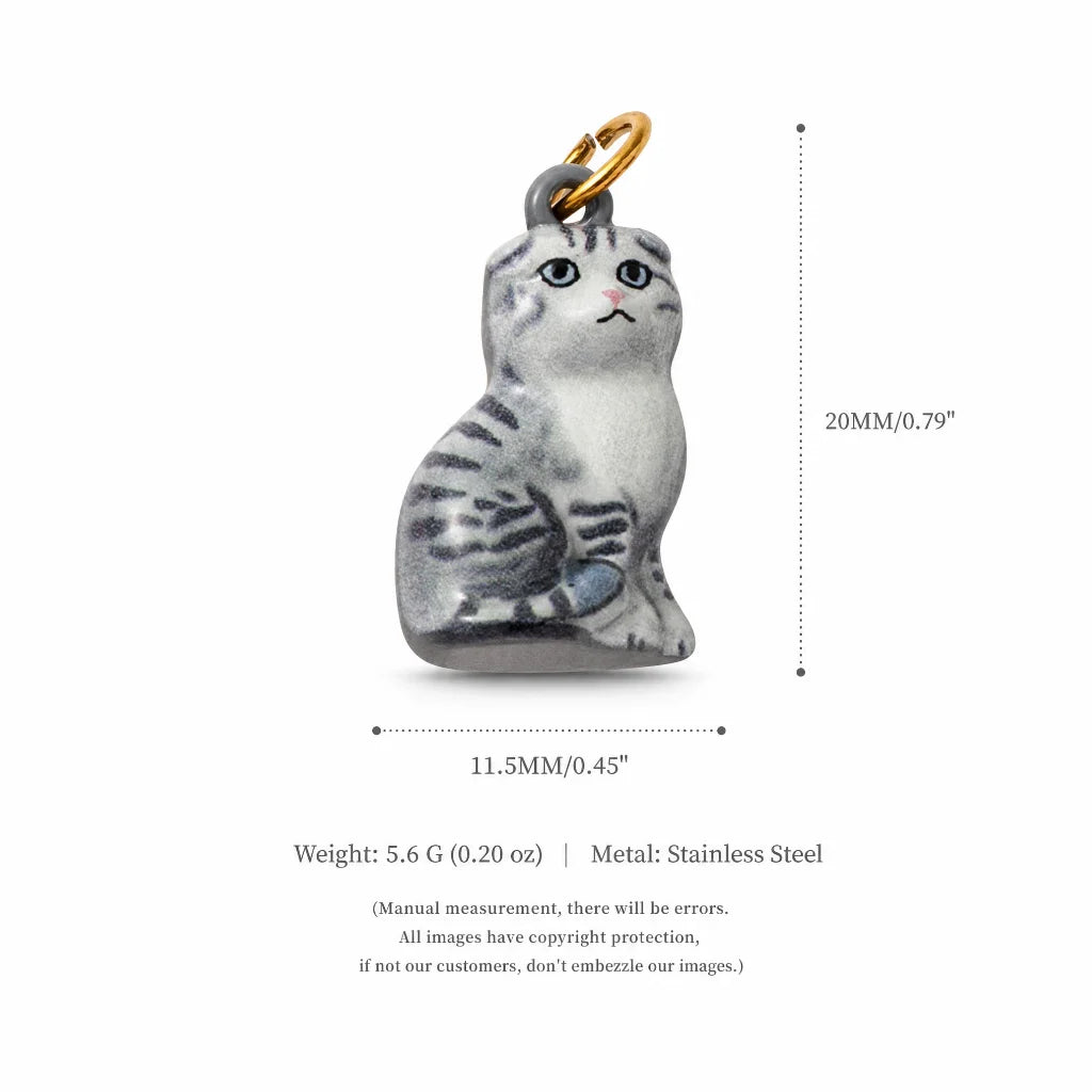 Our Beloved Pets Animal Charm Pendants Stainless Steel PVD 18K Gold Plated For DIY Necklace Bracelet Jewellery Making