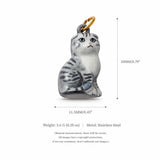 Our Beloved Pets Animal Charm Pendants Stainless Steel PVD 18K Gold Plated For DIY Necklace Bracelet Jewellery Making
