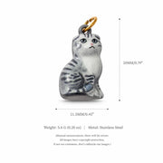 Our Beloved Pets Animal Charm Pendants Stainless Steel PVD 18K Gold Plated For DIY Necklace Bracelet Jewellery Making