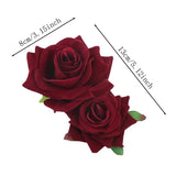 Large Flower Hair Clips Rose Fascinators