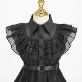 Wednesday Costume Sets Girls Halloween Cosplay Costume Dress