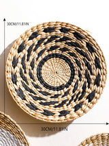 Seagrass Wall Basket Boho Home Decoration Handmade Natural Wall Art