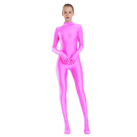 Cat Burglar Adult Spandex Full Body Zentai Footed Jumpsuit Unisex Bodysuit Unitard Halloween Costume