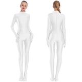 Cat Burglar Adult Spandex Full Body Zentai Footed Jumpsuit Unisex Bodysuit Unitard Halloween Costume