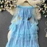 Cadenza's Cake Mesh Party Dress
