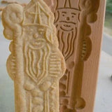 Norwegian Christmas Wooden Cookie Moulds Gingerbread Cookies Mould Press Bakery Baking Tools