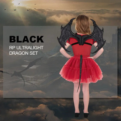 Dragon Costume Kids Cosplay Sets - Wings, Tail, Mask