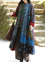 Vintage Cotton Linen Patchwork Coats