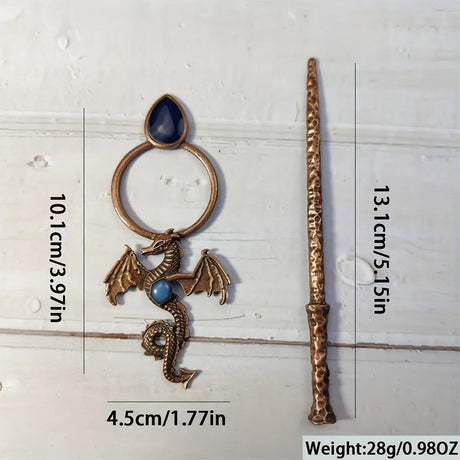 Flying Dragon Middle Ages Hairpin