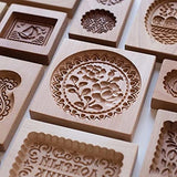 Wooden Shortbread Mould Cookie or Clay Embossing Moulds