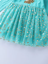 Girls' Long Sleeve Unicorn Dresses