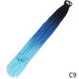 Long Braided Ponytail Hair Extensions 60CM