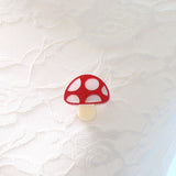 Glittery Mushroom Acrylic Brooch