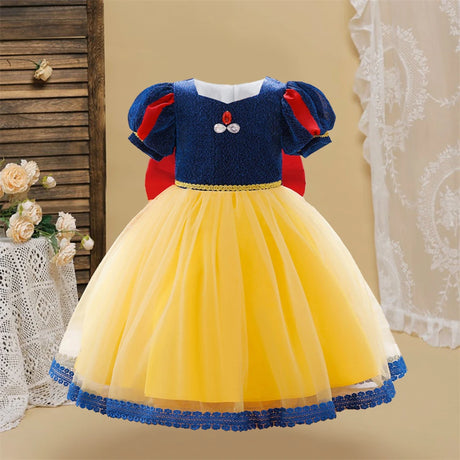 Toddler Princess Alice Belle Jasmine Mermaid Dress Baby Halloween Cosplay Costume