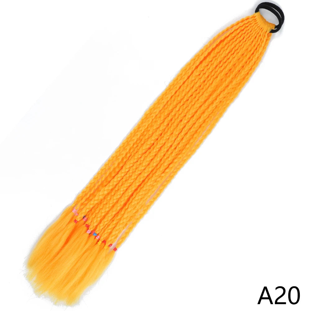 Long Braided Ponytail Hair Extensions 60CM