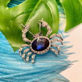 Shiny Little Crab Brooch