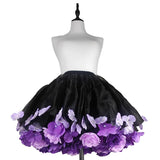 Handmade Flower Bomb Lolita Petticoat Skirt