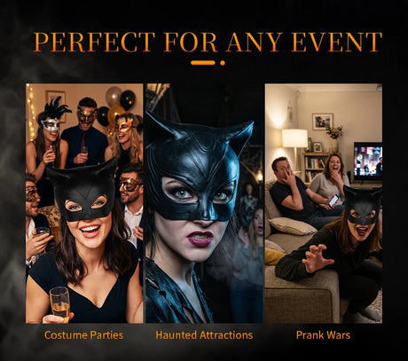 Cat Woman Costume Latex Mask Halloween Costume Cosplay Prop