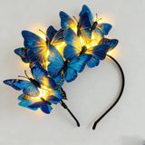 LED Butterfly Headband Fascinator