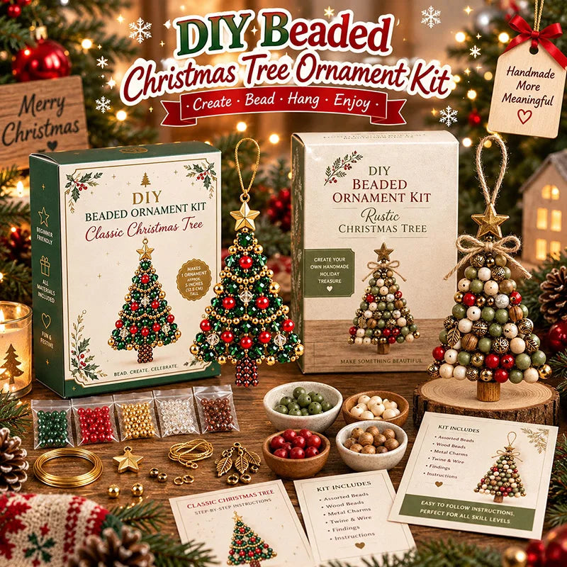 DIY Beading Christmas Tree Hanging Ornament Kit
