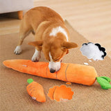Carrot Plush Toy Pet Chew Toy