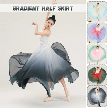 Fleur's Gradient 720 Degree Flamenco Dance Skirts