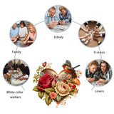 Rose Heart Wooden Jigsaw Puzzle Irregular Animal Shaped Pieces