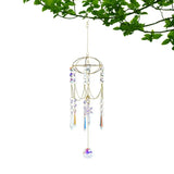 Garden Chandelier Outdoor Sun Catcher Crystal Prism Hanging Rainbow Maker