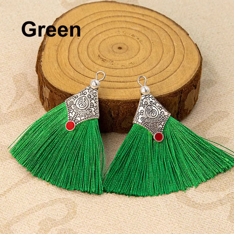 2/4/6Pcs Mini Craft Tassel Handmade Soft Silk Tassel for Earring Jewelry Making DIY Projects Keychain Bookmarks