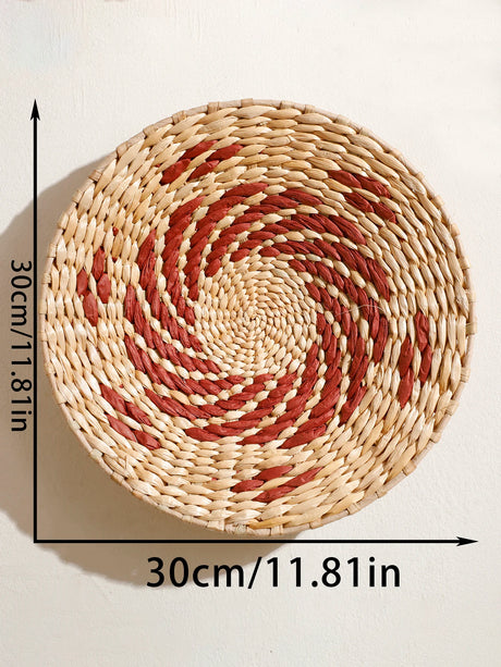 Seagrass Wall Basket Boho Home Decoration Handmade Natural Wall Art