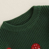 Childrens' Embroidered Mushroom Sweater