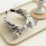 Paisley Bandana Top Knot Bow Headbands