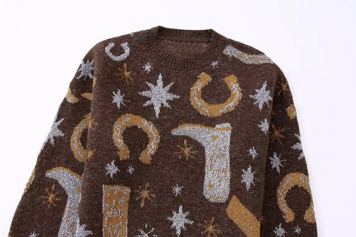 Boot Scooting Babe Knit Sweater Jumper