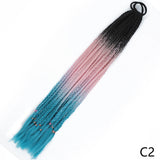 Long Braided Ponytail Hair Extensions 60CM