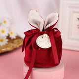 Easter Bunny Bags Velvet Rabbit Ears Gift Packing Chocolate Candy Bags