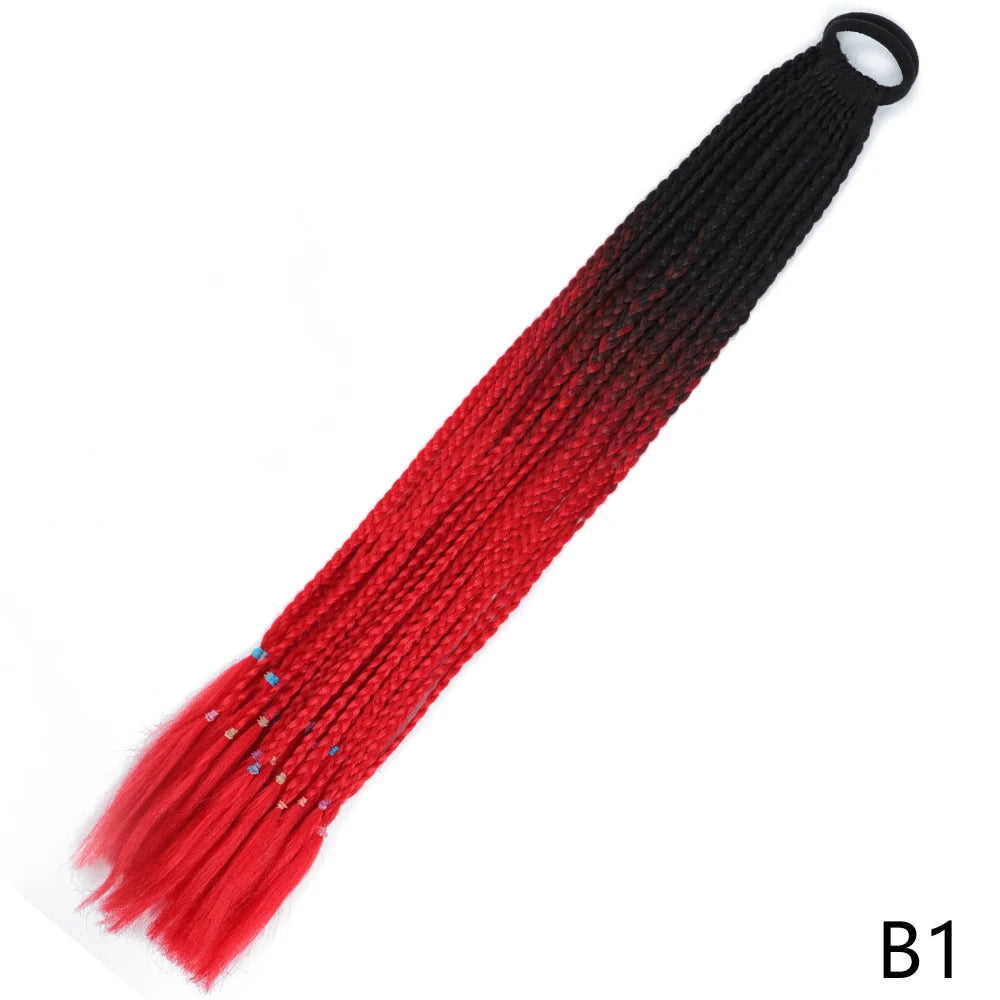 Long Braided Ponytail Hair Extensions 60CM