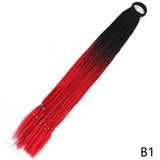Long Braided Ponytail Hair Extensions 60CM