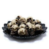20pcs Mini Skulls Decor Skeleton Heads DIY Halloween Crafts Decoration