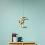 Disco Moon Face Hanging Decor Mirror Ball