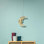 Disco Moon Face Hanging Decor Mirror Ball