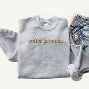 Coffee & Books Sweatshirt Books Lover Sweater Jumper