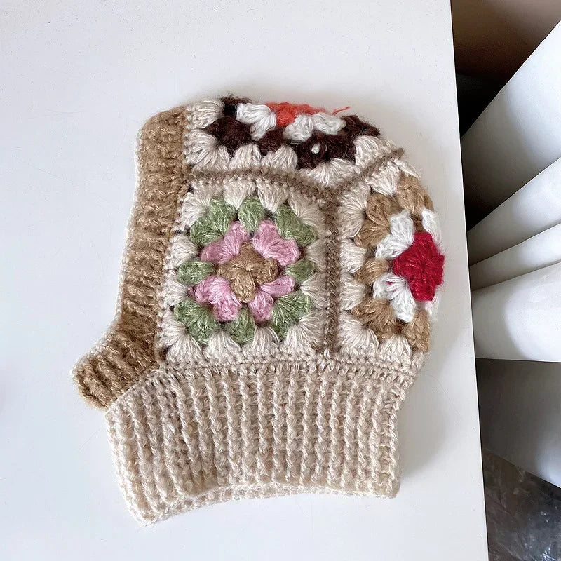 Handmade Crochet Balaclava Hoodie Hats