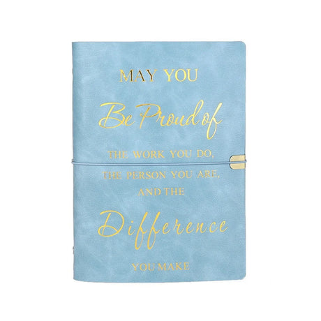 Teacher Colleague Employee Nurse Appreciation Gift 80 Sheets A5 Soft PU Leather Cover Loose-leaf Notebook