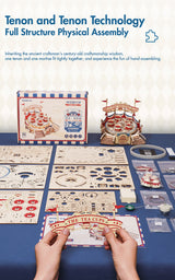 Tilt-A-Whirl Kit DIY Wooden Model Kit